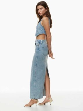 Denim Forum x Aritzia ‘The 90’s Maxi’ Denim Skirt